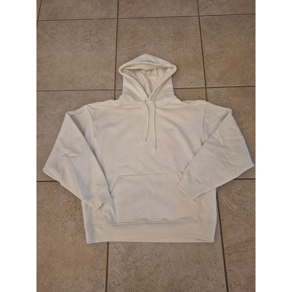 KITH Winter Classics 24 Hoodie Men's - Medium Cream Tonal Embroidered Logo Rare - Picture 1 of 8